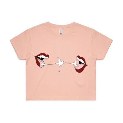 Wet Kisses Cropped Tee Thumbnail